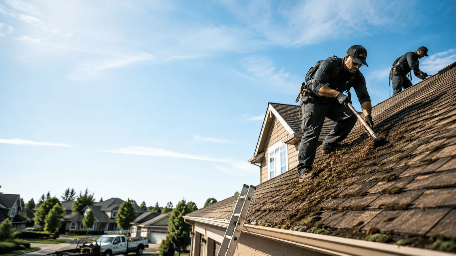 Roof Moss Removal in Hilbert, WI near me